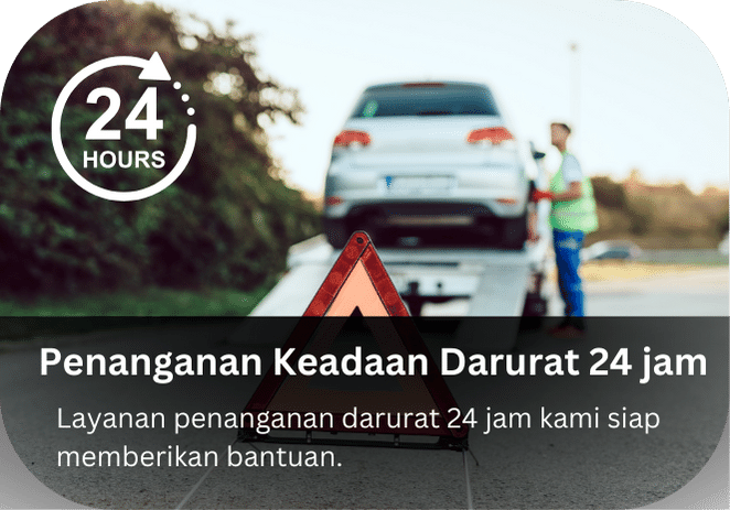 Penanganan Keadaan Darurat 24 jam  Layanan penanganan darurat 24 jam kami siap memberikan bantuan.